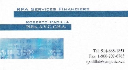 RPA Services Financiers - Roberto Padilla
